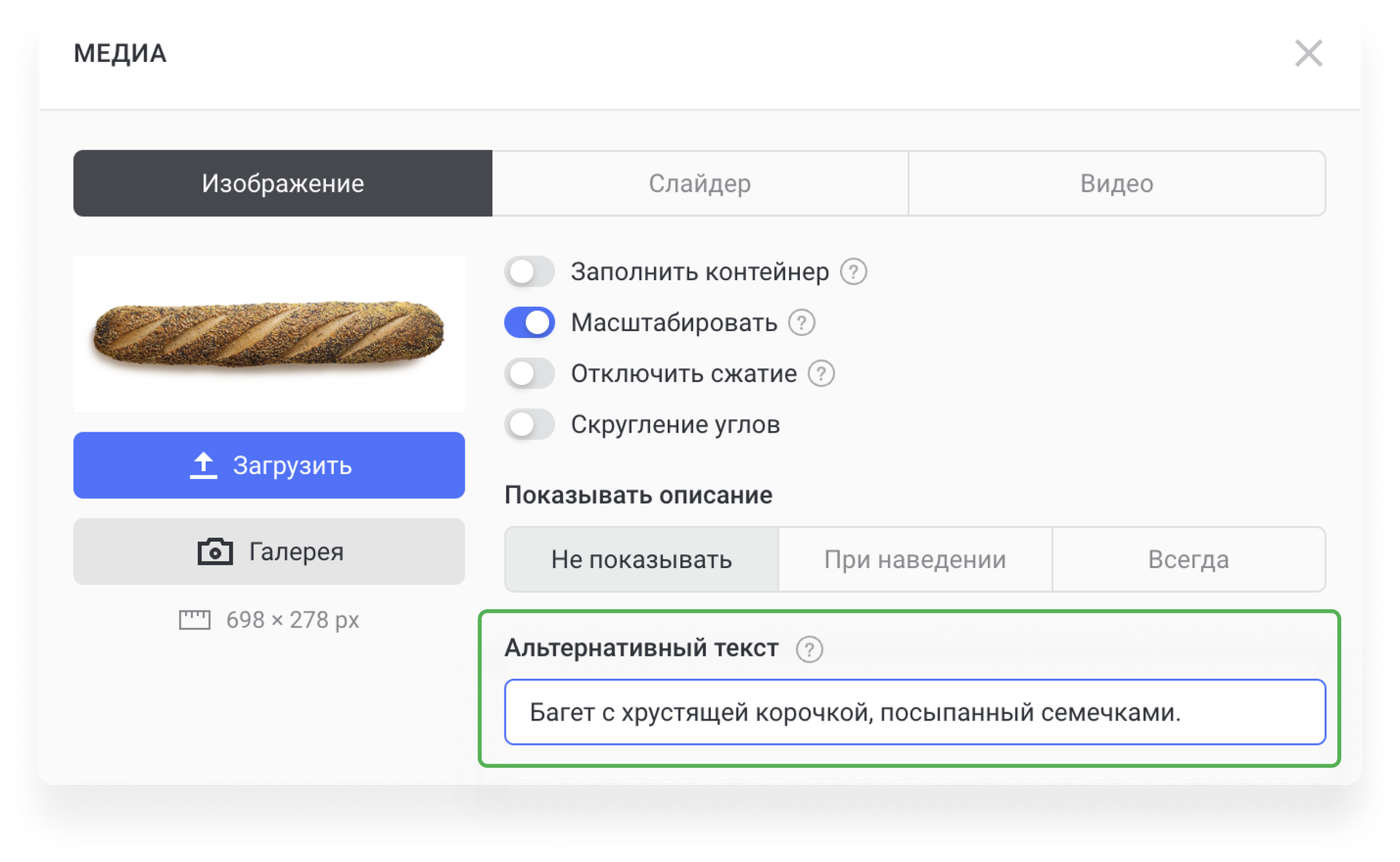Тег ALT